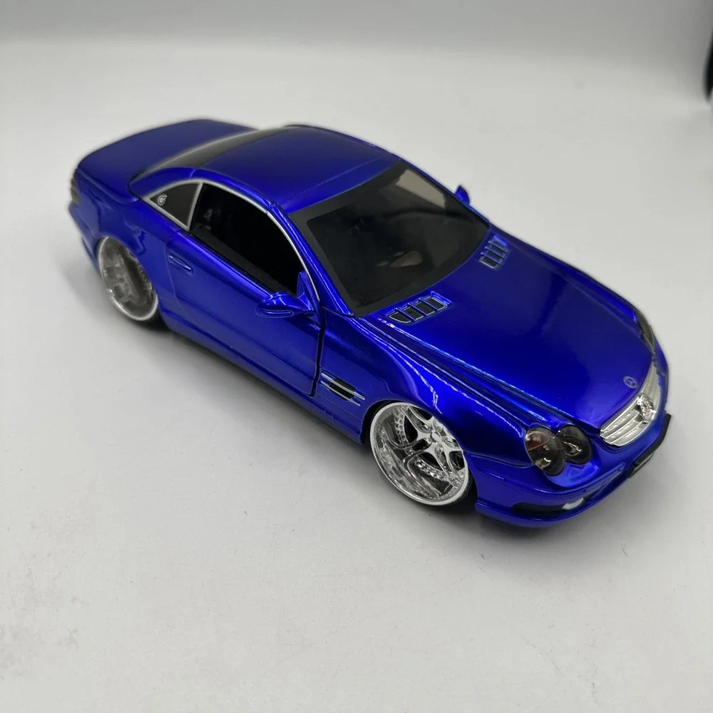 Hot Wheels Dropstars Mercedes Benz SL55 Electric Blue 1:24 Scale DieCast Model